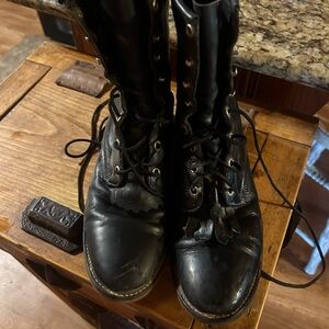 Laredo Black Leather Boots
